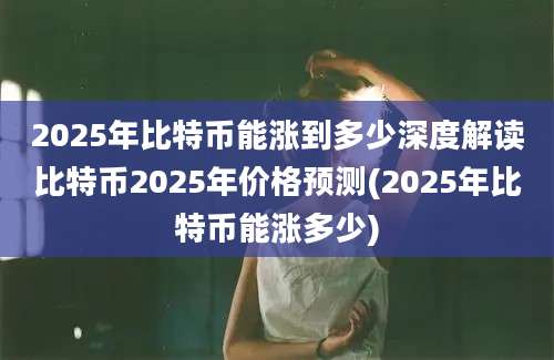 2025年比特币能涨到多少深度解读比特币2025年价格预测(2025年比特币能涨多少)