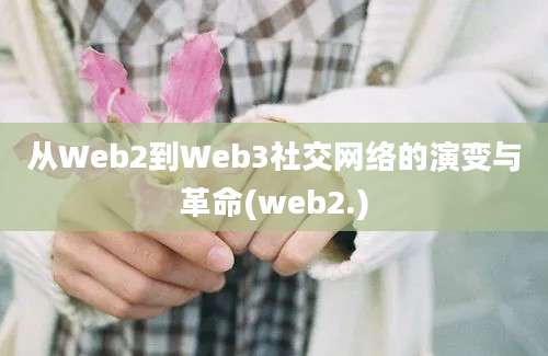 从Web2到Web3社交网络的演变与革命(web2.)