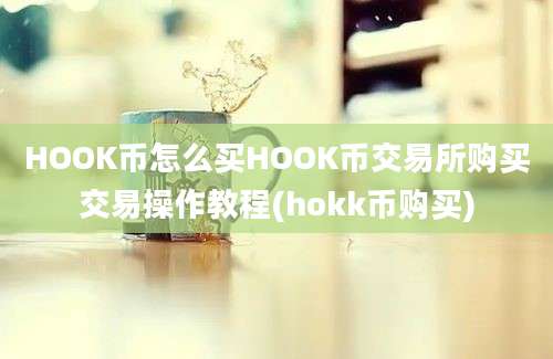 HOOK币怎么买HOOK币交易所购买交易操作教程(hokk币购买)