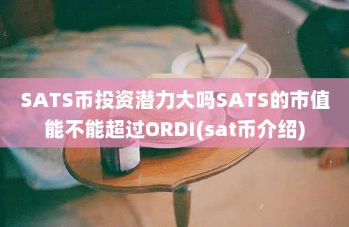 SATS币投资潜力大吗SATS的市值能不能超过ORDI(sat币介绍)