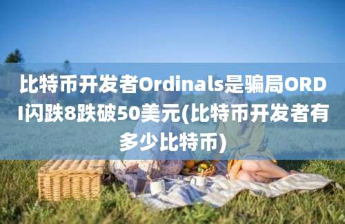 比特币开发者Ordinals是骗局ORDI闪跌8跌破50美元(比特币开发者有多少比特币)