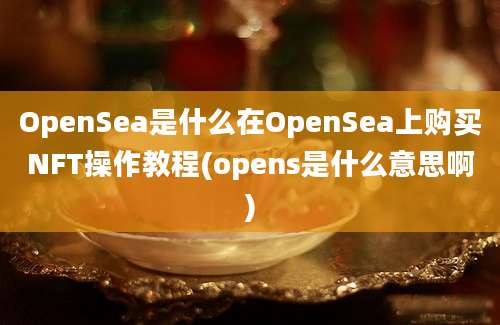 OpenSea是什么在OpenSea上购买NFT操作教程(opens是什么意思啊)