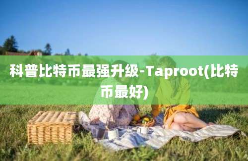 科普比特币最强升级-Taproot(比特币最好)