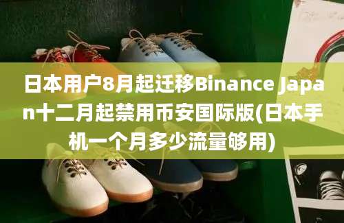 日本用户8月起迁移Binance Japan十二月起禁用币安国际版(日本手机一个月多少流量够用)