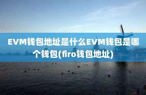 EVM钱包地址是什么EVM钱包是哪个钱包(firo钱包地址)