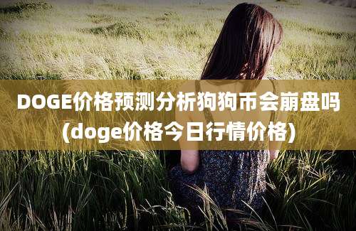 DOGE价格预测分析狗狗币会崩盘吗(doge价格今日行情价格)