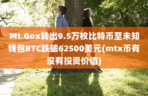 Mt.Gox转出9.5万枚比特币至未知钱包BTC跌破62500美元(mtx币有没有投资价值)