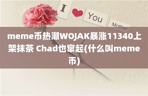 meme币热潮WOJAK暴涨11340上架抹茶 Chad也窜起(什么叫meme币)