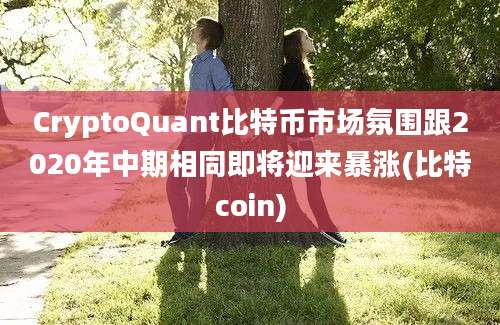 CryptoQuant比特币市场氛围跟2020年中期相同即将迎来暴涨(比特coin)