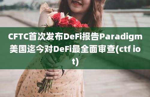 CFTC首次发布DeFi报告Paradigm美国迄今对DeFi最全面审查(ctf iot)