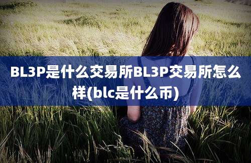 BL3P是什么交易所BL3P交易所怎么样(blc是什么币)