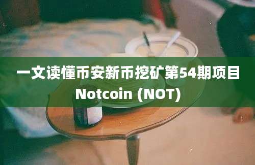 一文读懂币安新币挖矿第54期项目Notcoin (NOT)