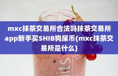 mxc抹茶交易所合法吗抹茶交易所app新手买SHIB狗屎币(mxc抹茶交易所是什么)