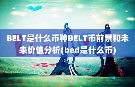 BELT是什么币种BELT币前景和未来价值分析(bed是什么币)