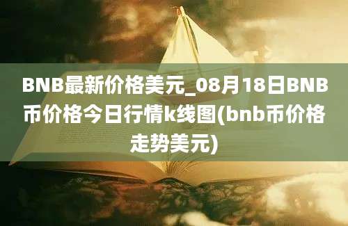 BNB最新价格美元_08月18日BNB币价格今日行情k线图(bnb币价格走势美元)