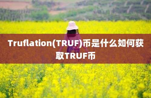 Truflation(TRUF)币是什么如何获取TRUF币