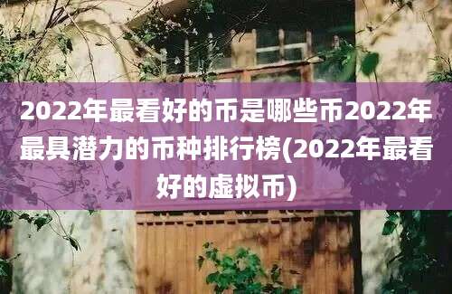 2022年最看好的币是哪些币2022年最具潜力的币种排行榜(2022年最看好的虚拟币)