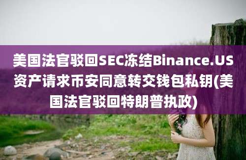 美国法官驳回SEC冻结Binance.US资产请求币安同意转交钱包私钥(美国法官驳回特朗普执政)