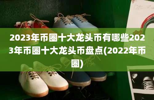 2023年币圈十大龙头币有哪些2023年币圈十大龙头币盘点(2022年币圈)