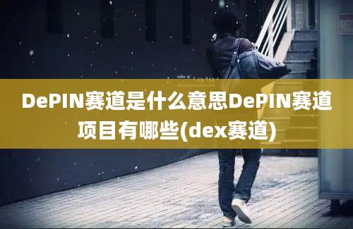 DePIN赛道是什么意思DePIN赛道项目有哪些(dex赛道)