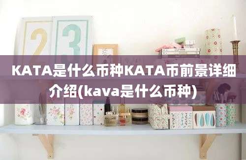 KATA是什么币种KATA币前景详细介绍(kava是什么币种)