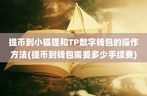 提币到小狐狸和TP数字钱包的操作方法(提币到钱包需要多少手续费)