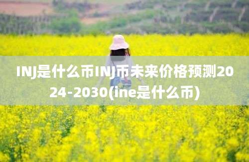 INJ是什么币INJ币未来价格预测2024-2030(ine是什么币)