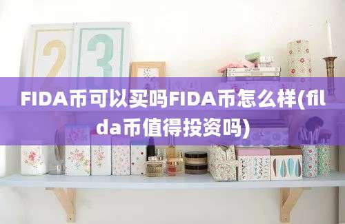 FIDA币可以买吗FIDA币怎么样(filda币值得投资吗)