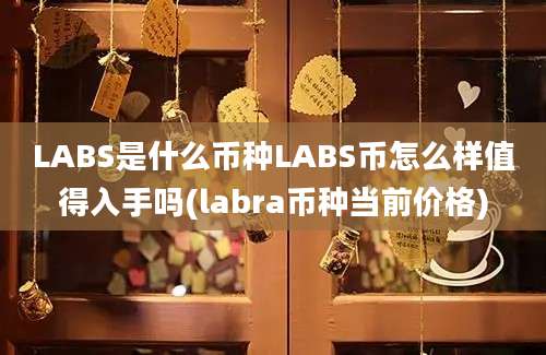 LABS是什么币种LABS币怎么样值得入手吗(labra币种当前价格)