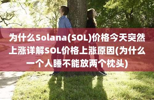 为什么Solana(SOL)价格今天突然上涨详解SOL价格上涨原因(为什么一个人睡不能放两个枕头)