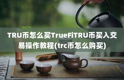 TRU币怎么买TrueFiTRU币买入交易操作教程(trc币怎么购买)