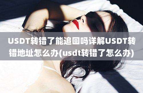 USDT转错了能追回吗详解USDT转错地址怎么办(usdt转错了怎么办)