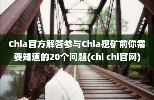 Chia官方解答参与Chia挖矿前你需要知道的20个问题(chi chi官网)