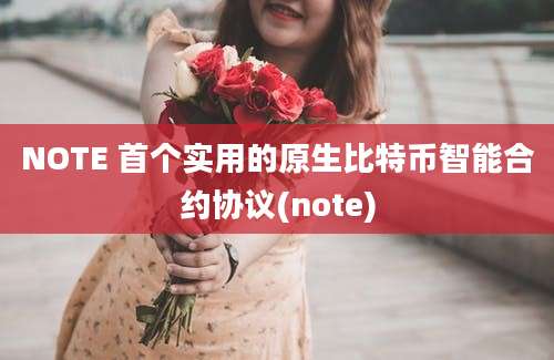 NOTE 首个实用的原生比特币智能合约协议(note)