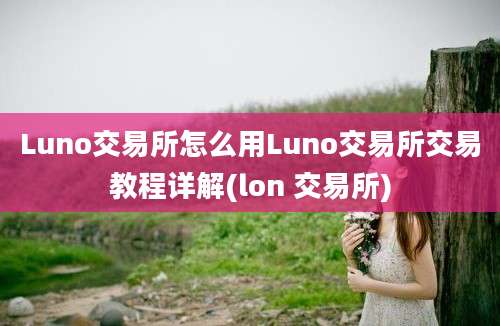 Luno交易所怎么用Luno交易所交易教程详解(lon 交易所)