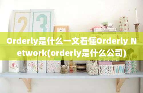 Orderly是什么一文看懂Orderly Network(orderly是什么公司)