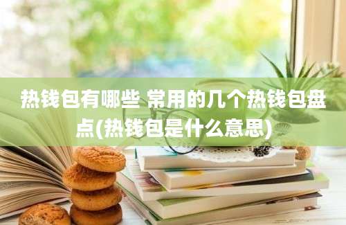 热钱包有哪些 常用的几个热钱包盘点(热钱包是什么意思)