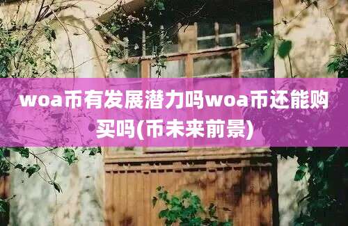 woa币有发展潜力吗woa币还能购买吗(币未来前景)