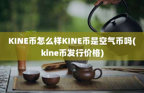 KINE币怎么样KINE币是空气币吗(kine币发行价格)