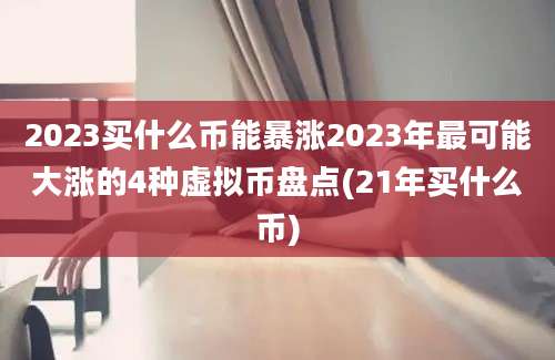 2023买什么币能暴涨2023年最可能大涨的4种虚拟币盘点(21年买什么币)