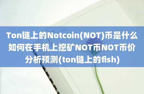 Ton链上的Notcoin(NOT)币是什么如何在手机上挖矿NOT币NOT币价分析预测(ton链上的fish)