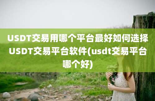 USDT交易用哪个平台最好如何选择USDT交易平台软件(usdt交易平台哪个好)