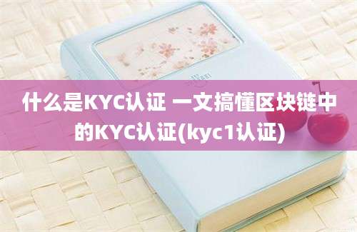 什么是KYC认证 一文搞懂区块链中的KYC认证(kyc1认证)