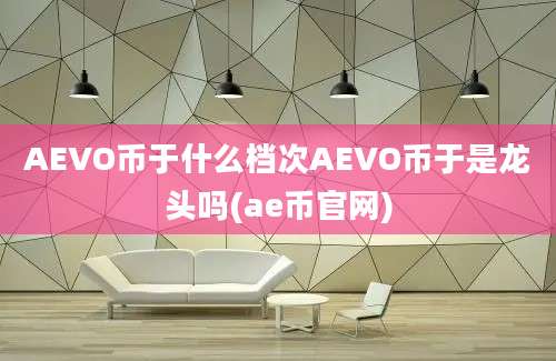 AEVO币于什么档次AEVO币于是龙头吗(ae币官网)