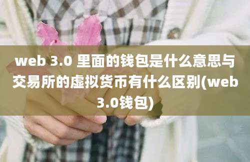 web 3.0 里面的钱包是什么意思与交易所的虚拟货币有什么区别(web3.0钱包)