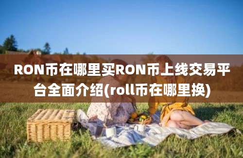 RON币在哪里买RON币上线交易平台全面介绍(roll币在哪里换)