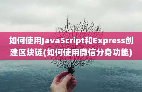 如何使用JavaScript和Express创建区块链(如何使用微信分身功能)