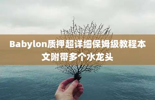 Babylon质押超详细保姆级教程本文附带多个水龙头