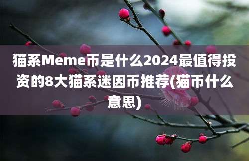 猫系Meme币是什么2024最值得投资的8大猫系迷因币推荐(猫币什么意思)