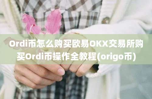 Ordi币怎么购买欧易OKX交易所购买Ordi币操作全教程(origo币)